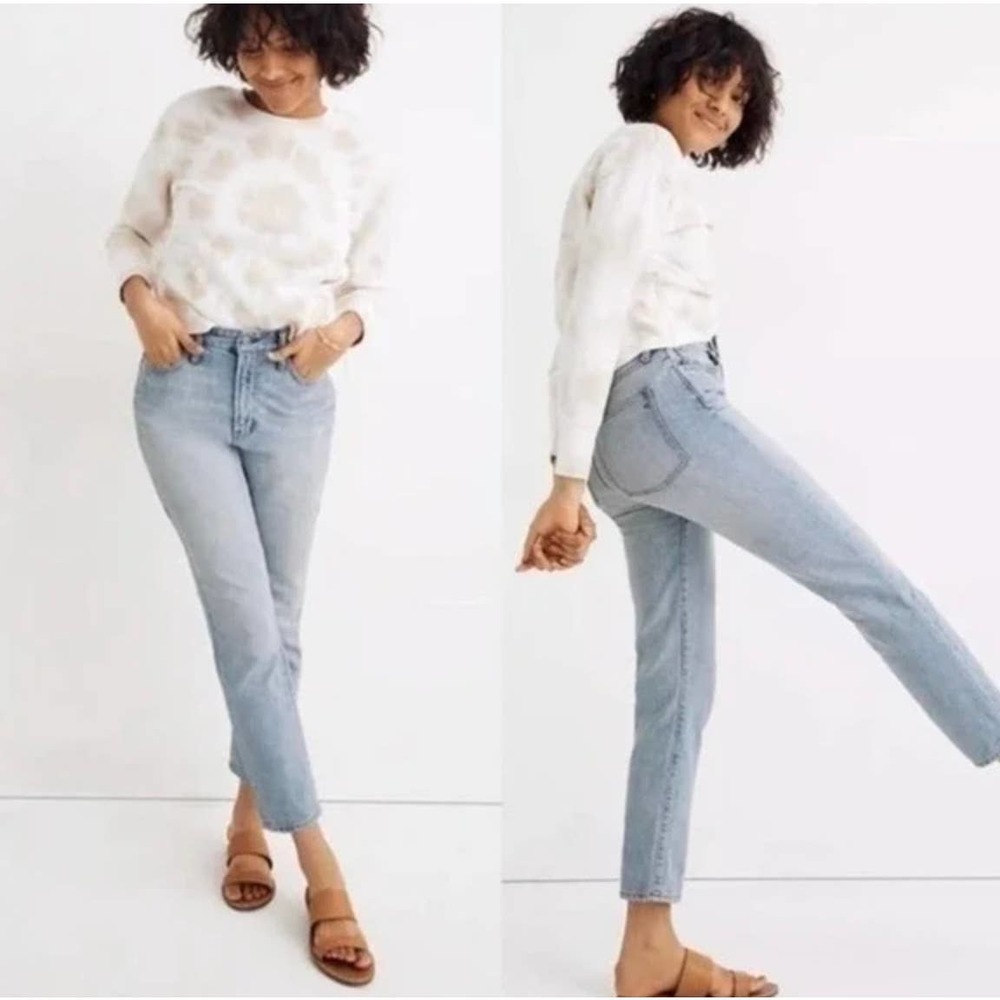 Madewell The Perfect High Waist Jean In Light Fitzgerald Wash Size 31 New